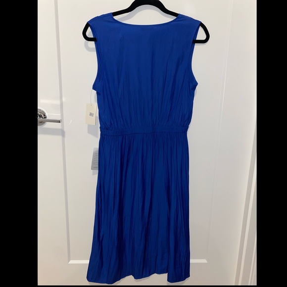 chelsea 28 blue dress Chelsea | 28 Women’s Blue Floral Rosebud Faux Wrap Sleeveless Dre... | Color: blue-floral | Size: NA main image 0